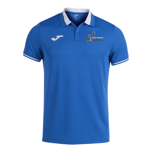 Carryduff Colts Joma Championship VI Polo - Royal / White