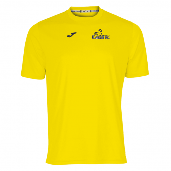 Carryduff Colts Joma Combi S/S T-Shirt Yellow