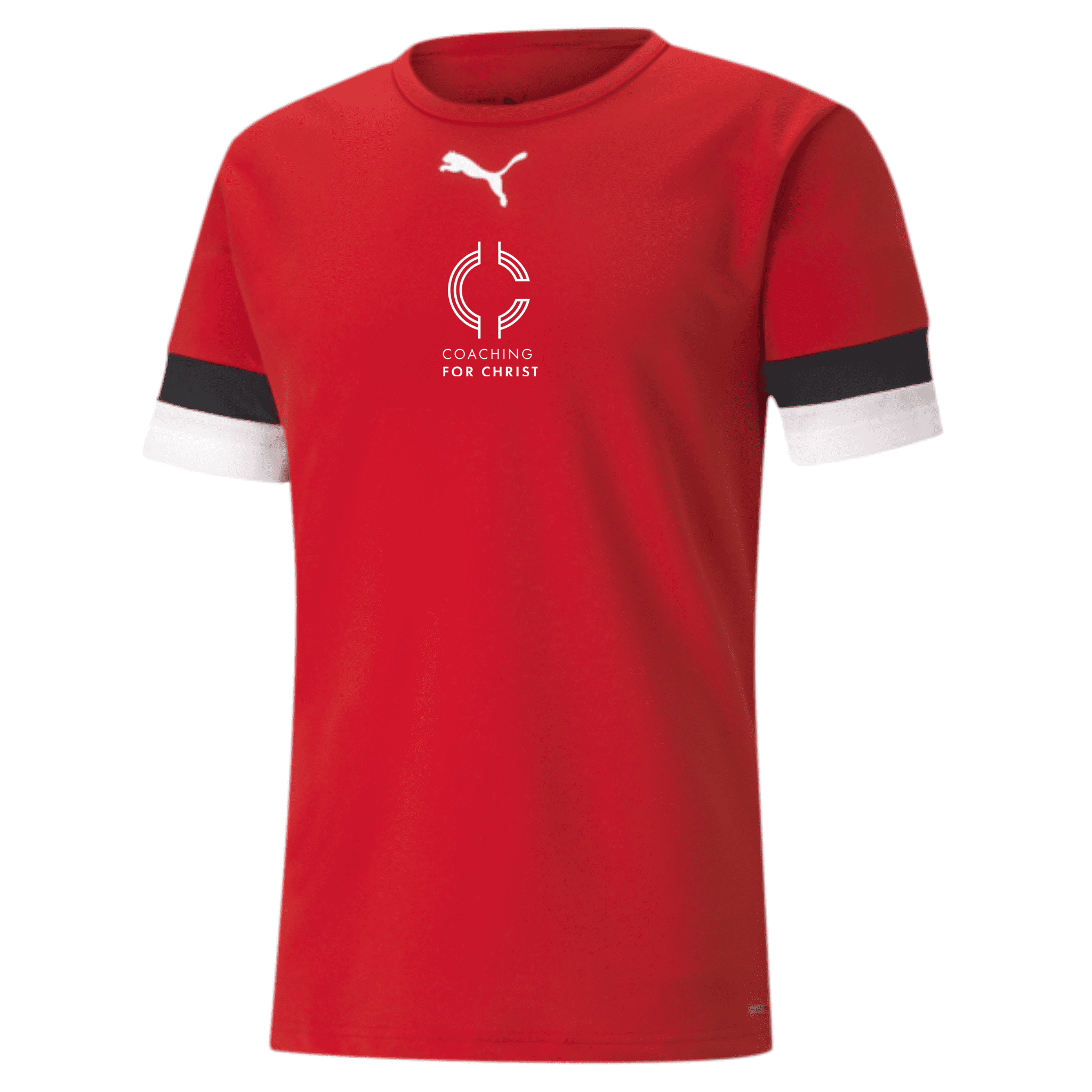 Coaching For Christ Puma Team Rise Jersey  Red/White