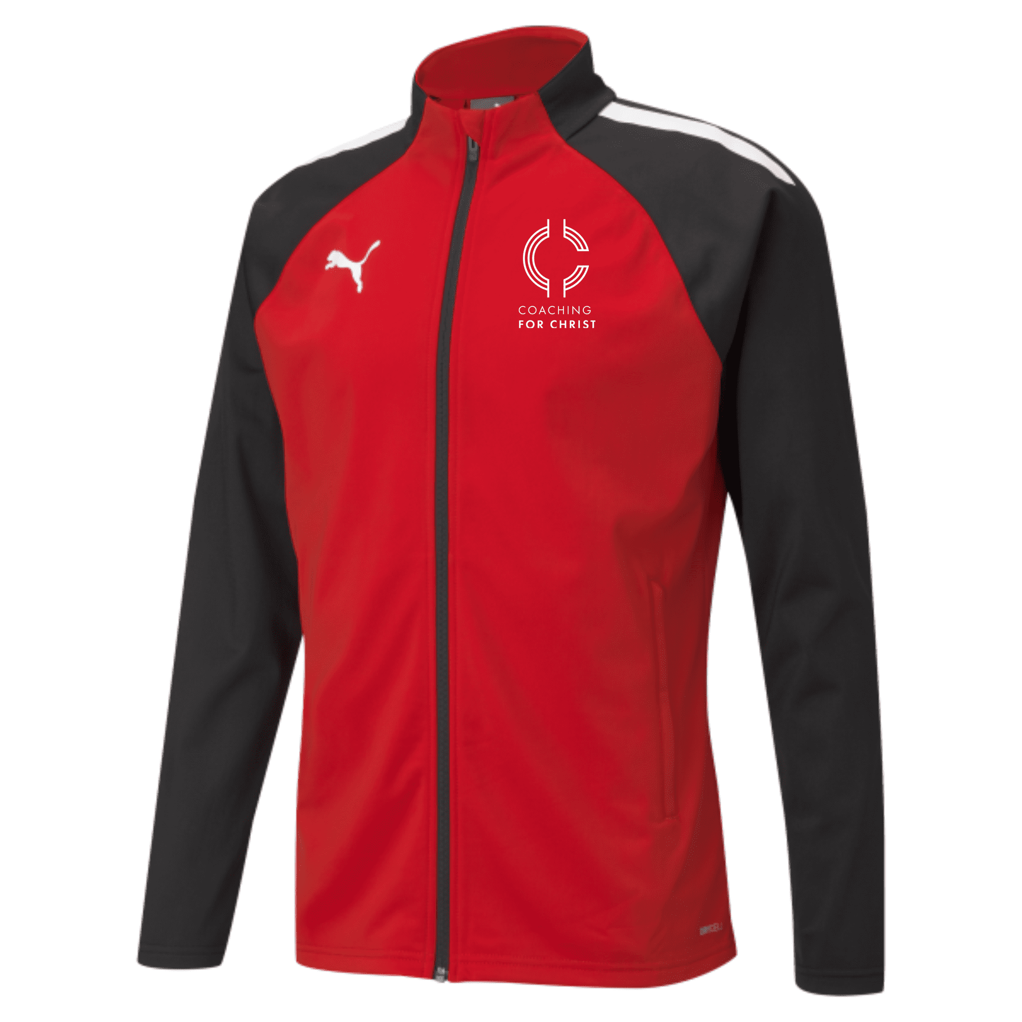 Coaching For Christ Puma teamLIGA Training Jacket  Red/Black