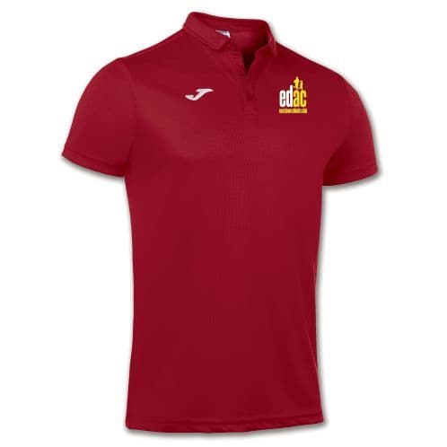 East Down Athletics Club Combi Polo Red - Adults 2018