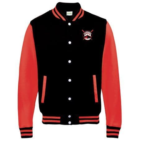 Killyleagh Coastal Rowing Club AWDis Varsity Jacket Black/Red