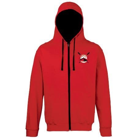 Killyleagh Coastal Rowing Club AWDis Varsity Zoodie Fire Red/Jet Black