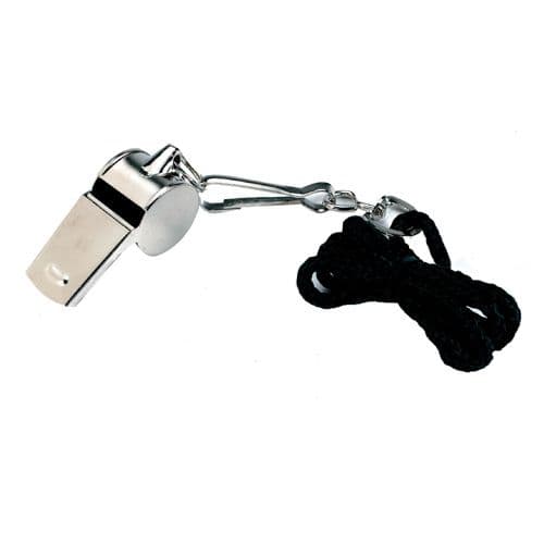 Metal Whistle with Lanyard