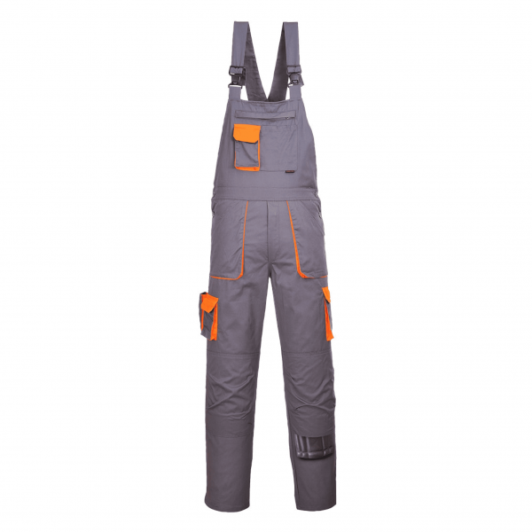 Portwest Texo Contrast Bib & Brace Grey