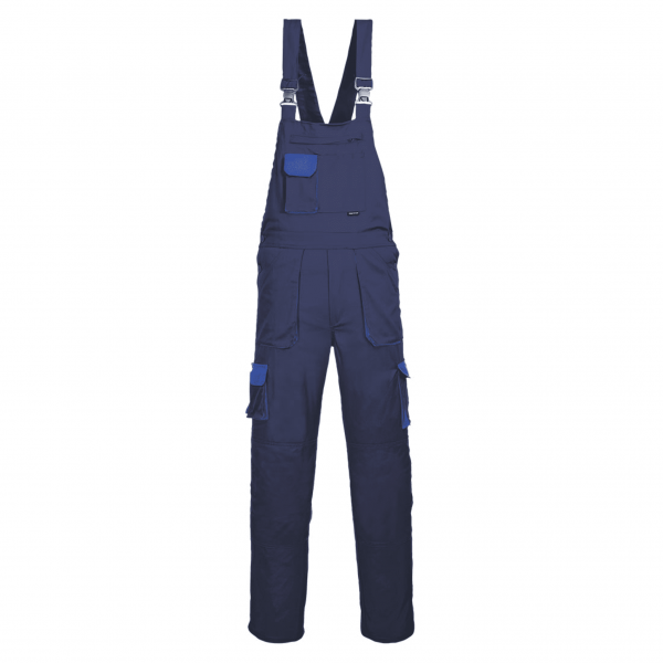 Portwest Texo Contrast Bib & Brace Navy