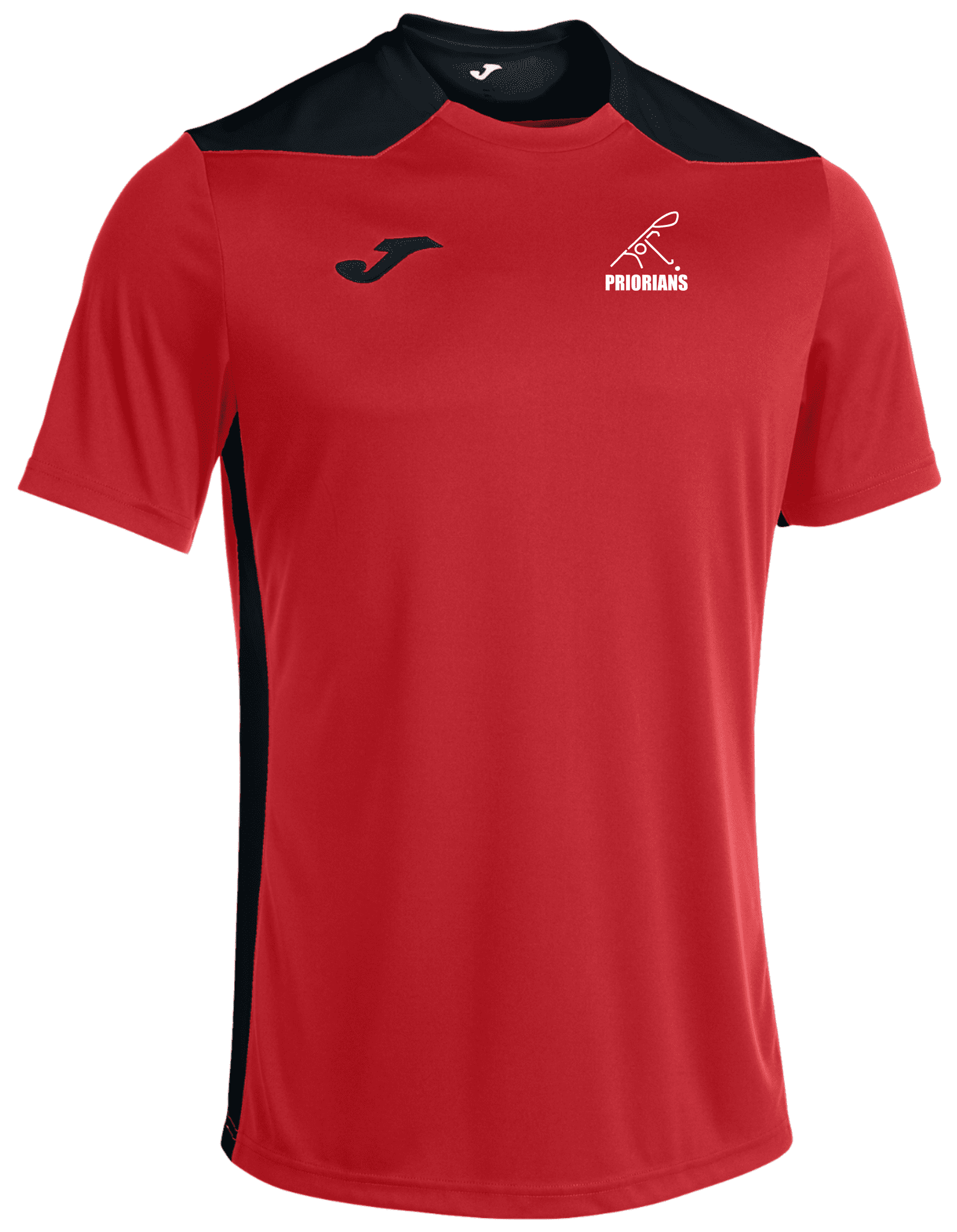 Priorians Championship 6 Mens Tee Shirt Red/Black