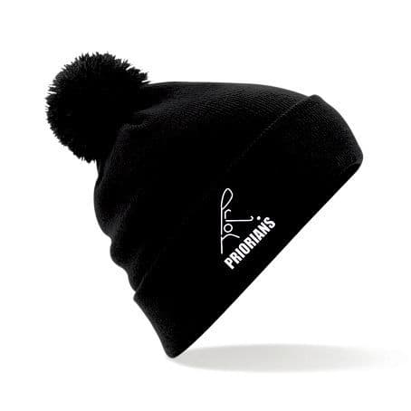 Priorians Hockey Club Black Bobble Hat