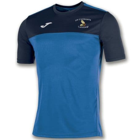 St Colman's Lambeg Joma Winner S/S Shirt Royal/Navy (P3-P7)