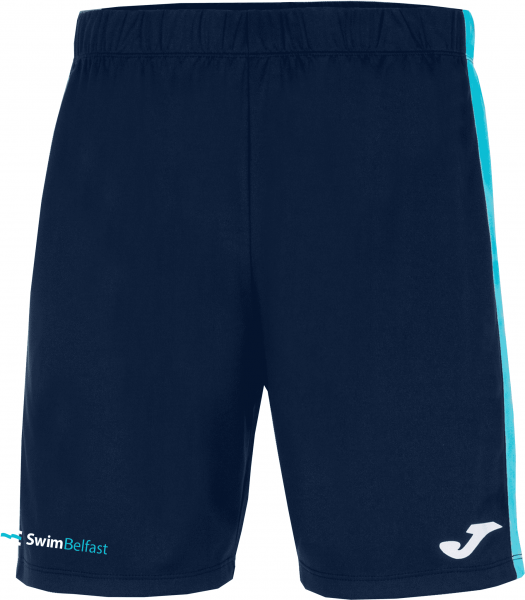 Swim Belfast Maxi Short Dark Navy-Flour Turquoise