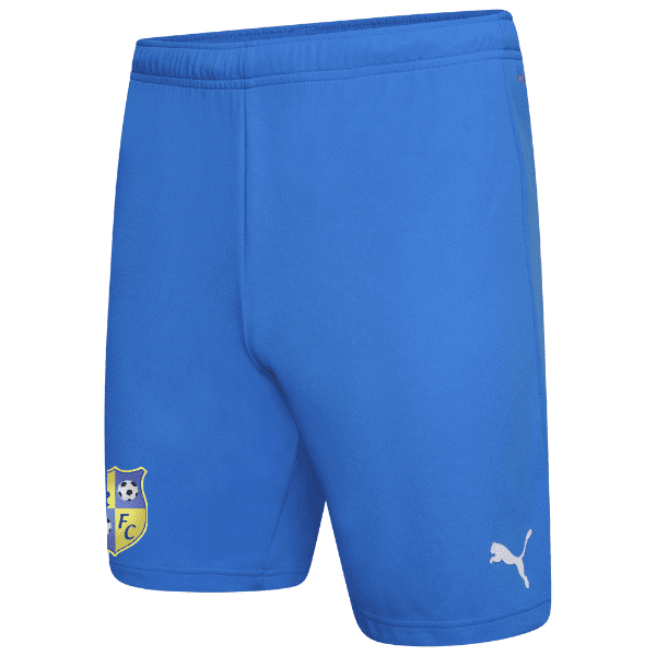 Wellington Rec Puma Team Rise Shorts - Electric Blue Lemonade