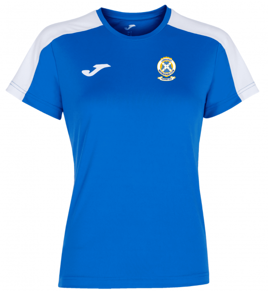 Limavady Recreation Club Academy T-Shirt Royal-White S/S Ladies Adult