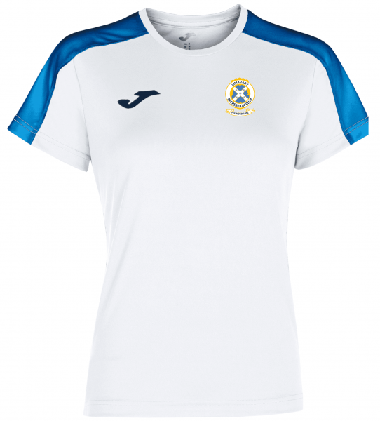 Limavady Recreation Club Academy T-Shite White-Royal S/S Adults