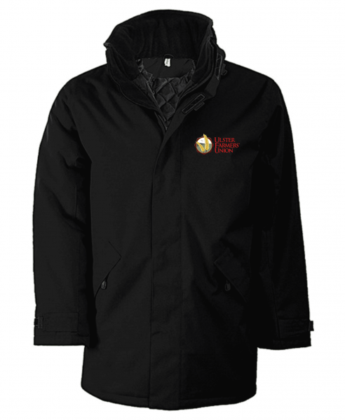 Ulster Farmers Union Kariban Parka Padded Jacket Black/Black