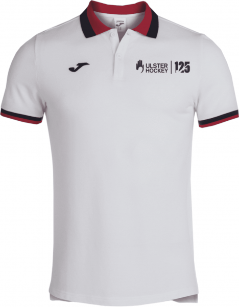 Ulster Hockey Confort II Short Sleeve Polo White