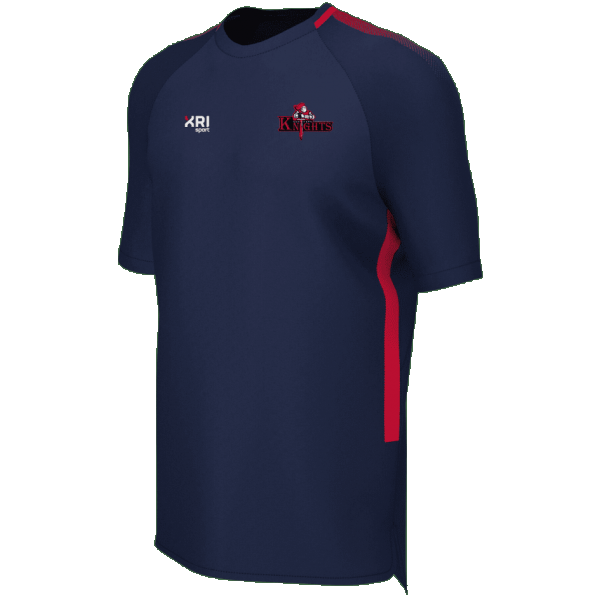 XRI Sport PRO TRAINING TEE NAVY/RED